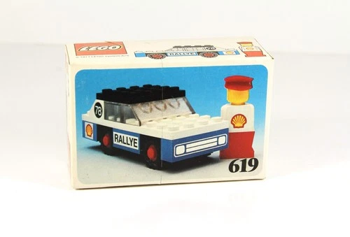 New Lego Set 619 Rallye Car, Vintage 1977