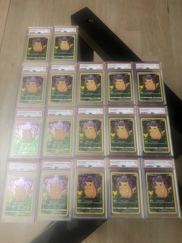 Pokémon 2021 Celebrations Pikachu Full Art Card 005/025 PSA 7 You Get 22 Psa 7s!