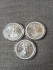 New Listing2014 AMERICAN SILVER EAGLE DOLLAR COIN 1 OZ. 999 PURE FINE SILVER BULLION + CASE