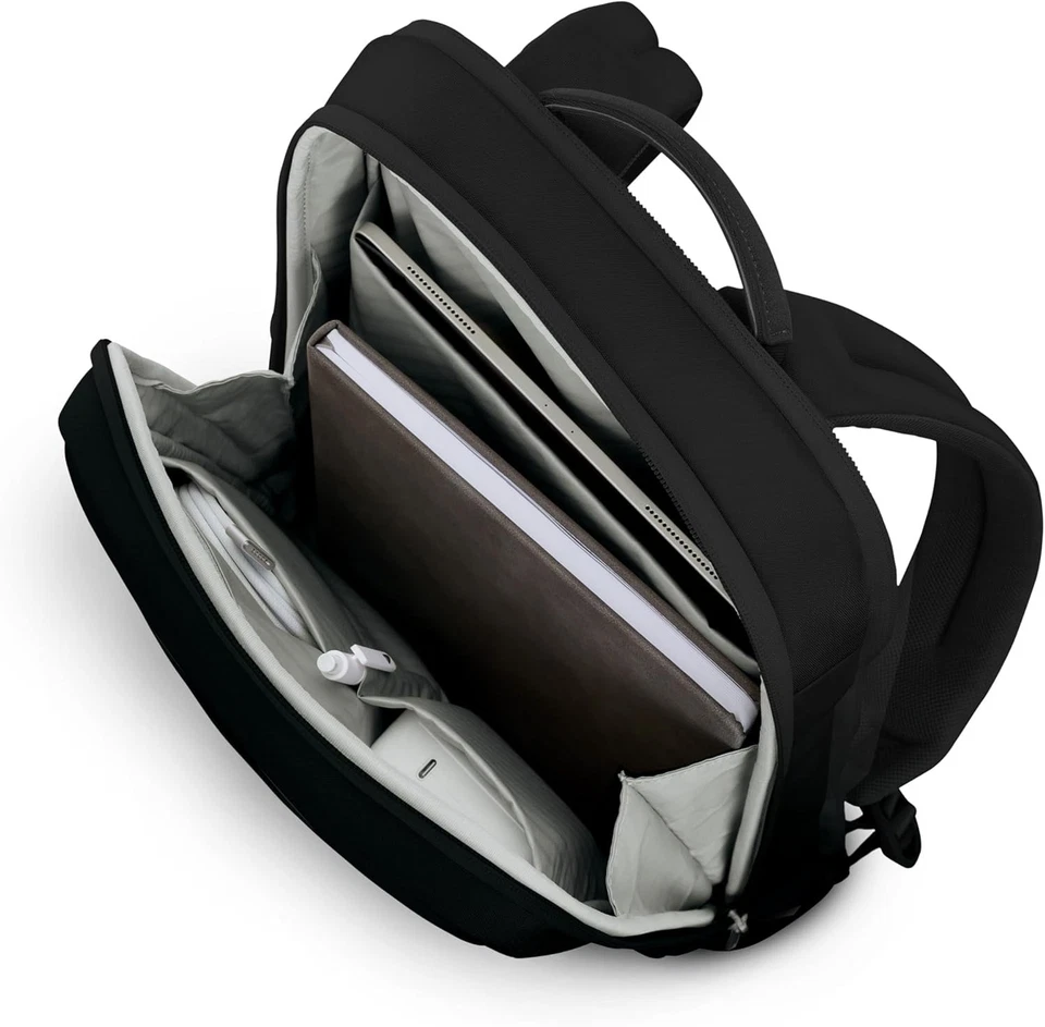 Samsonite Paralux 2-in-1 Travel Backpack Laptop Sleeve With AirTag Holder, Black - Image 4 of 4