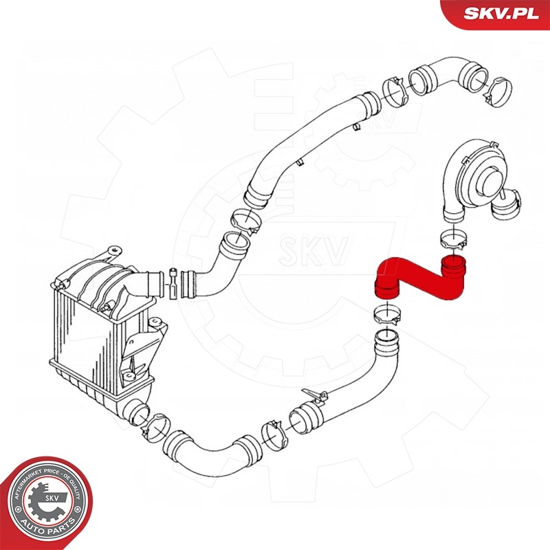 Fits SKV GERMANY 24SKV516 TURBINE HOSE 24SKV516
