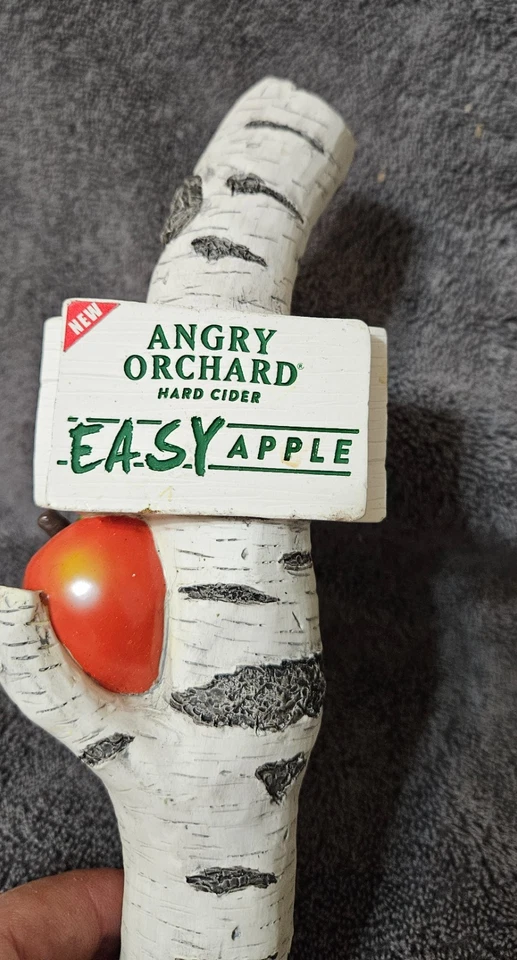 Angry Orchard Hard Cider Easy Apple Keg Pull Beer Tap Handle 10" Mancave - Image 3 of 4