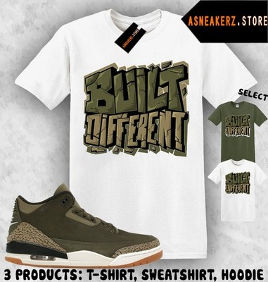 Shirt To Match AJ 3 Family Affair Sneaker Matching Tee Built Different T-Shirt