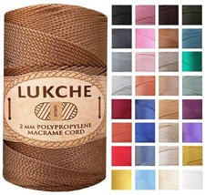 Polyester Macrame Cord 2mm x 251 Yards Rope Yarn Cooper 1 2MM-MCRM Craft
