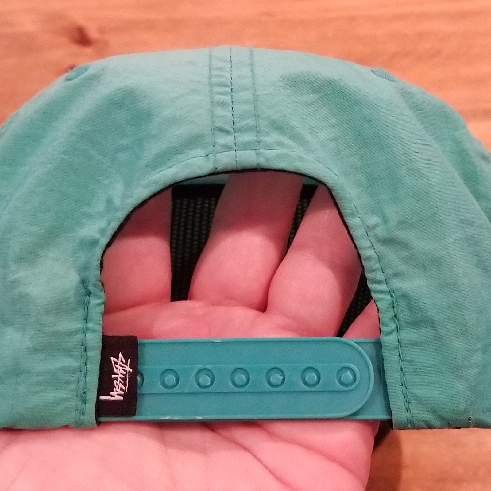 Stussy Hat Cap Snapback Green Patch International… - image 9