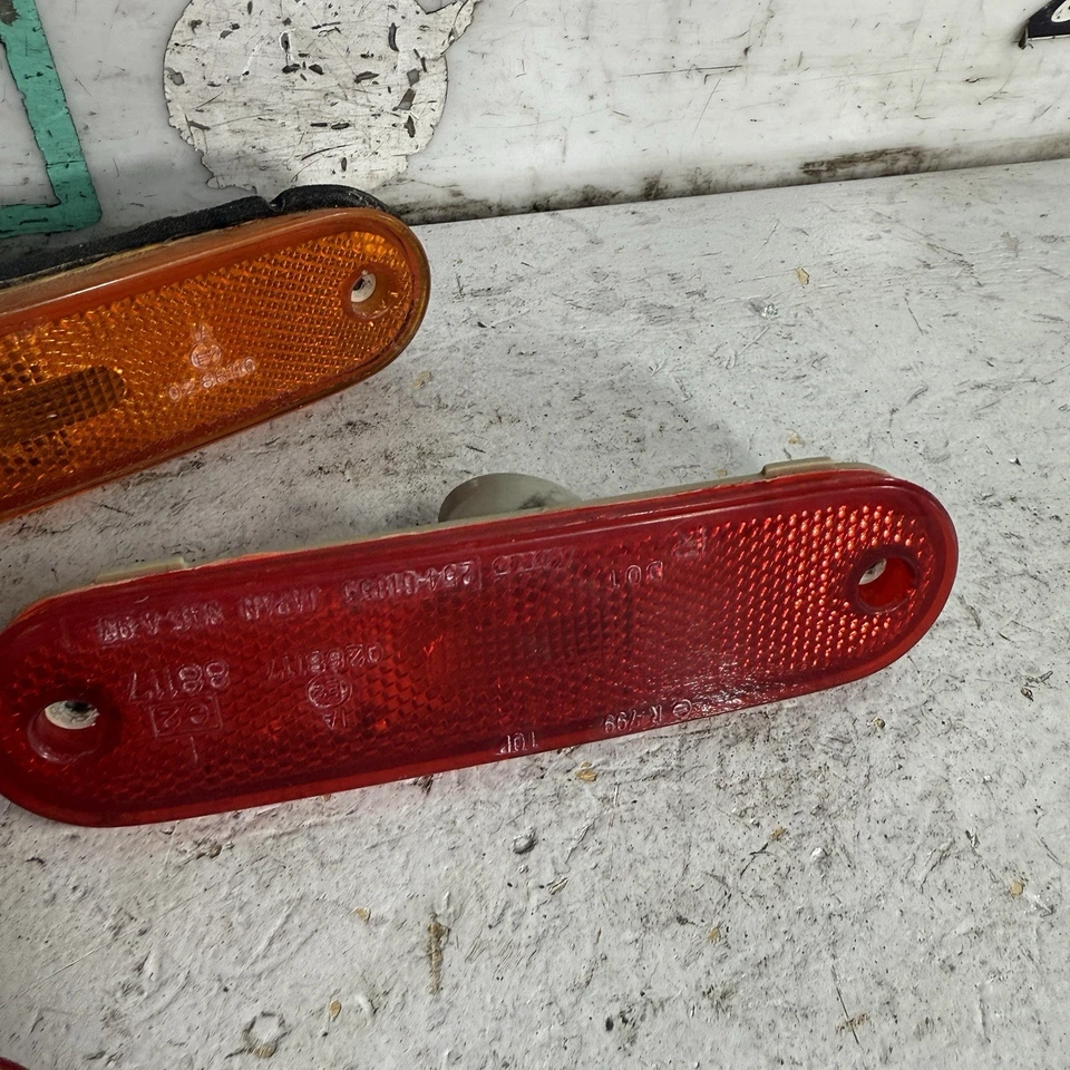 Luces de señalización laterales delanteras y traseras Mazda Miata 99-05 rojo ámbar NB Foto 2 de 4