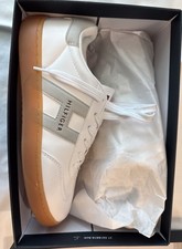 Nuevo TOMMY HILFIGER Maisie Zapatilla con Cordones Blanco Beige Zapatos Atléticos Para Mujer 7.5