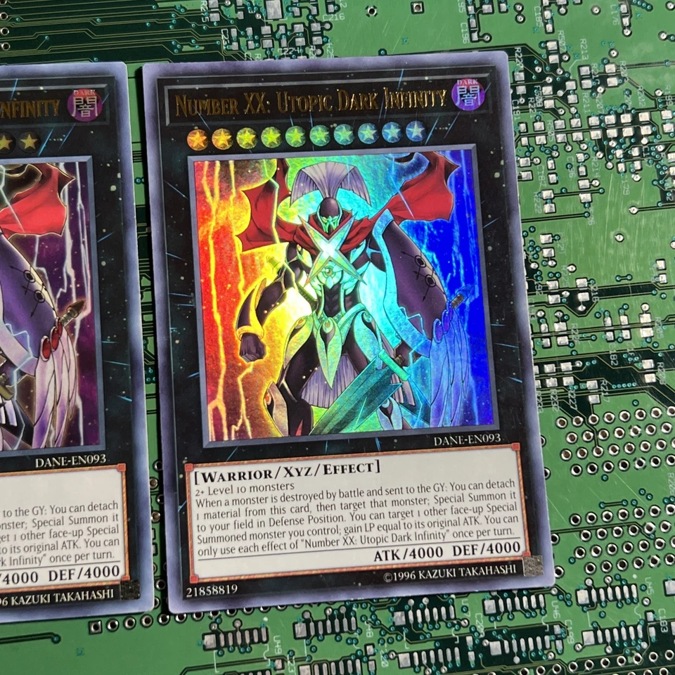 Number XX: Utopic Dark Infinity DANE-EN093 Ultra Rare Unlimited Yugioh Card 2 - Image 3 of 4