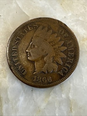 1866 Indian Head Penny Cent