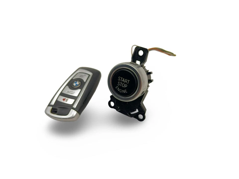 2009-2015 BMW 750I Ignition Push Button Switch With Key - Image 4 of 4