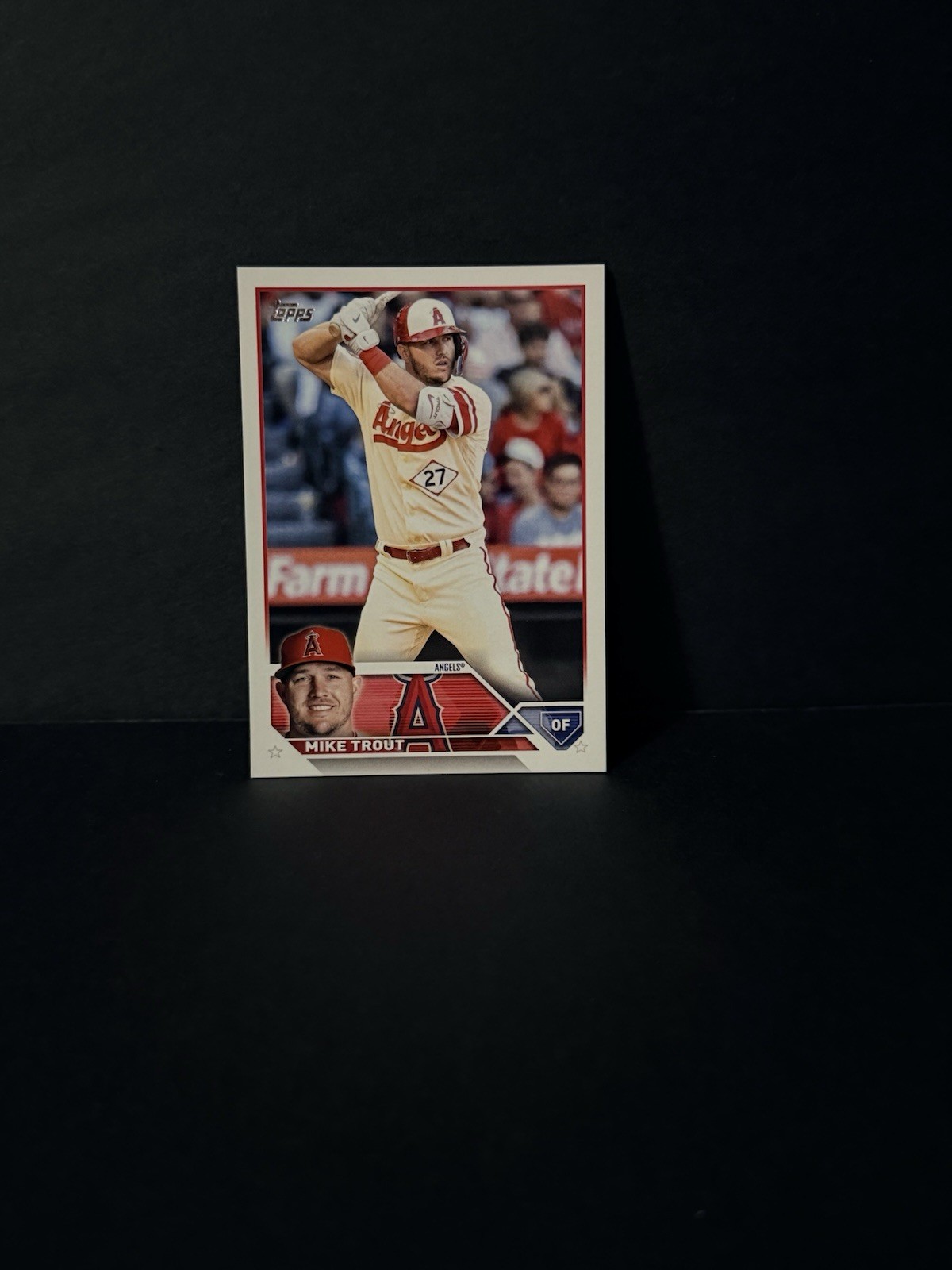 2023 Topps Series-1 Mike Trout Advanced Stats  #27  SP  /300 Angeles