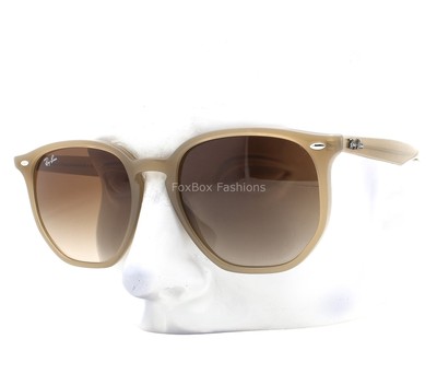 Ray-Ban Sunglasses RB 4306 6166/13 Milky Beige Brown Gradient with Case