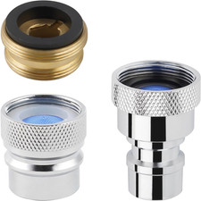 Portable Dishwasher Faucet Adapter 2PCS, Brass Kitchen Sink Faucet Adapter Conne