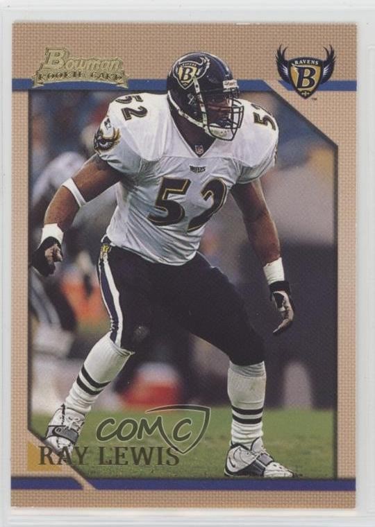 2001 Bowman 1996 Rookies Ray Lewis #BRC2 HOF v6g