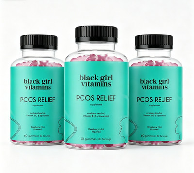 1/2/3Pack Black Girl Vitamins PCOS Relief   Cycle Support For Women