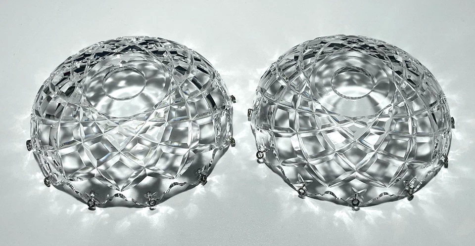 2 LUSTRE/CANDELABRO DE CRISTAL WATERFORD SUBSTITUIÇÃO BOBECHE 12 PINOS 4 5/8" - Imagem 3 de 4