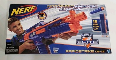 NERF Rapidstrike CS-18 N-Strike Elite NEW Open box!  SELLER 20+ years