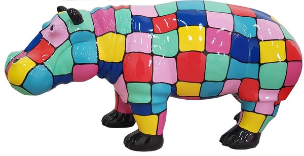 Moderne Dekoration Haus Garten Deko Figur Statue Skulptur Abstrakt Tier 45 Cm-image