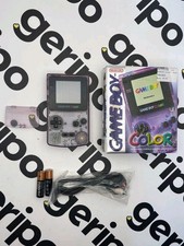 Gameboy Color Violet Con Scatola box e cavo Nintendo Console 