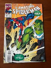 AMAZING SPIDER-MAN # 381 VF+  MARVEL COMICS 1993 INCREDIBLE HULK