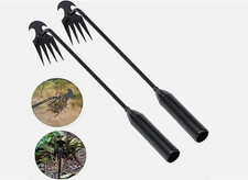 4-Teeth Weed Pulling Tool Portable Weed Puller Weeder Digger Rake Gardening Hoes