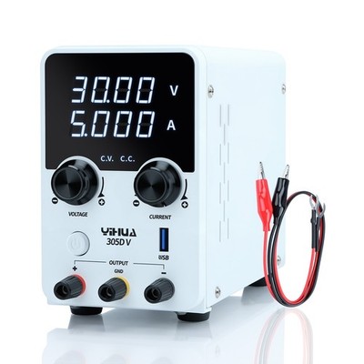 YIHUA 305D-V DC Netzgerät 0 30V 0 5A Einstellbares Digitales Labornetzteil