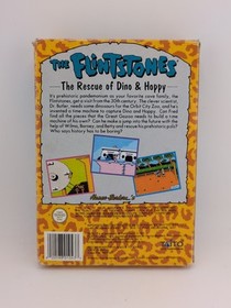 Flintstones Rescue Dino Hoppy Nintendo NES Box And Manual. Cracked Untested