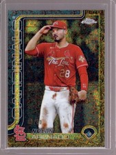 NOLAN ARENADO 2025 Topps Gilded Collection #61 Gold Mini Diamond Refractor #/50