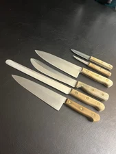 VTG Chicago Cutlery Knives Set 42S 47S RB10S 102S 107S Knife + Harvard 558 Chef