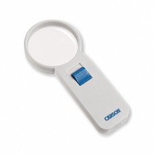 5x Handheld Magnifying Glass 2.5 Inch Aspheric Lens LED Light Reader magnifier