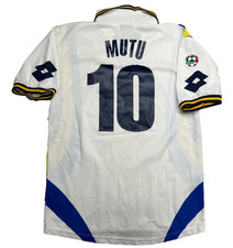 maglia calcio vintage Hellas Verona Lotto MUTU Marsilli away 2000 2001 L