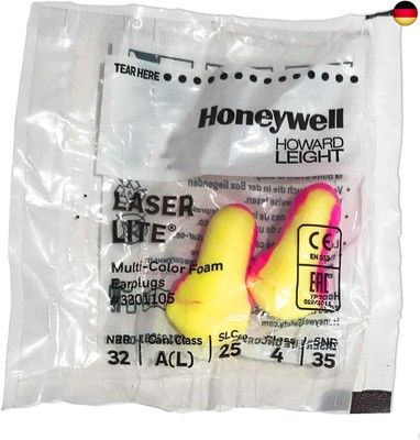 Howard Leight Laser Lite Ohrstöpsel aus weichem Schaumstoff, SNR 35 dB (30 Paar)