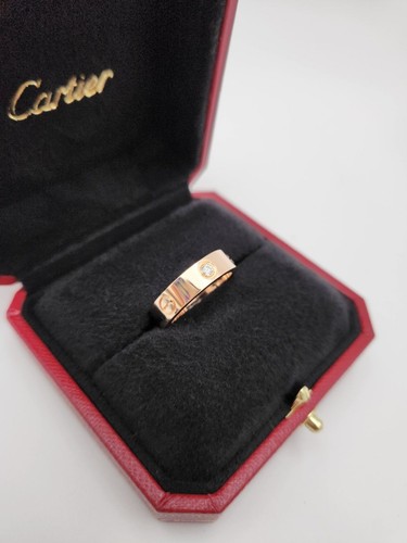 Cartier Love Ring Classic 3P Width 5.5 Pink Gold 60 130707698 - Picture 3 of 12
