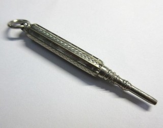 Vintage Art Deco Silver Plated MINIATURE PROPELLING PENCIL