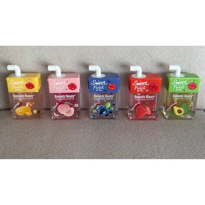 Set of 5 Romantic Beauty Sweet Fruit Lip Oil Brand New - Easter basket gift