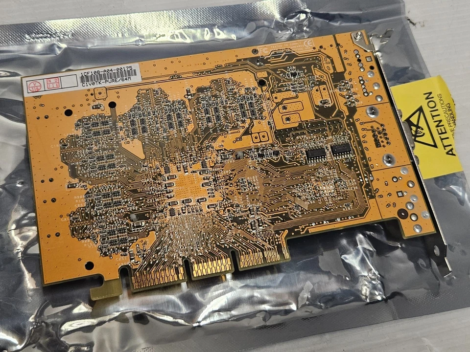 GeForce 3 Ti 200 64MB DDR, 128BIT, AGP 4x, Asus V8200T2/64M(TVR), NEW OLD STOCK - Image 2 of 4