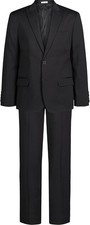 Calvin Klein Boys' 2-Piece Formal Suit Set Black Size 18