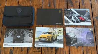 2021 Lamborghini URUS user manuals, booklets, Black Lamborghini Case OEM