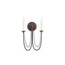 MAXIM LIGHTING 12161CHB Plumette 2-Light Wall Sconce