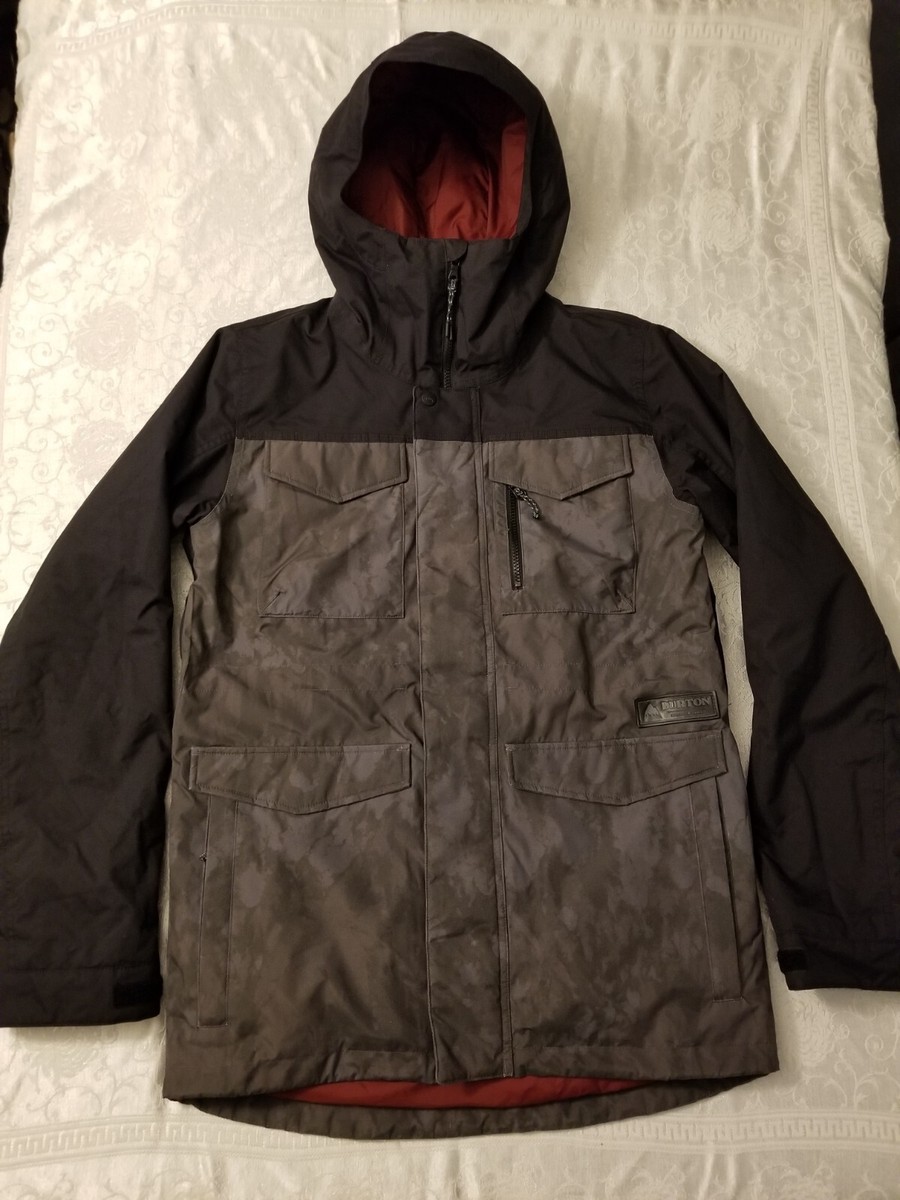 Burton Men's S MB Covert Shell JK Jacket Cloud Shadows Ski Burton Men's S MB Covert Shell JK Jacket Cloud Shadows Ski