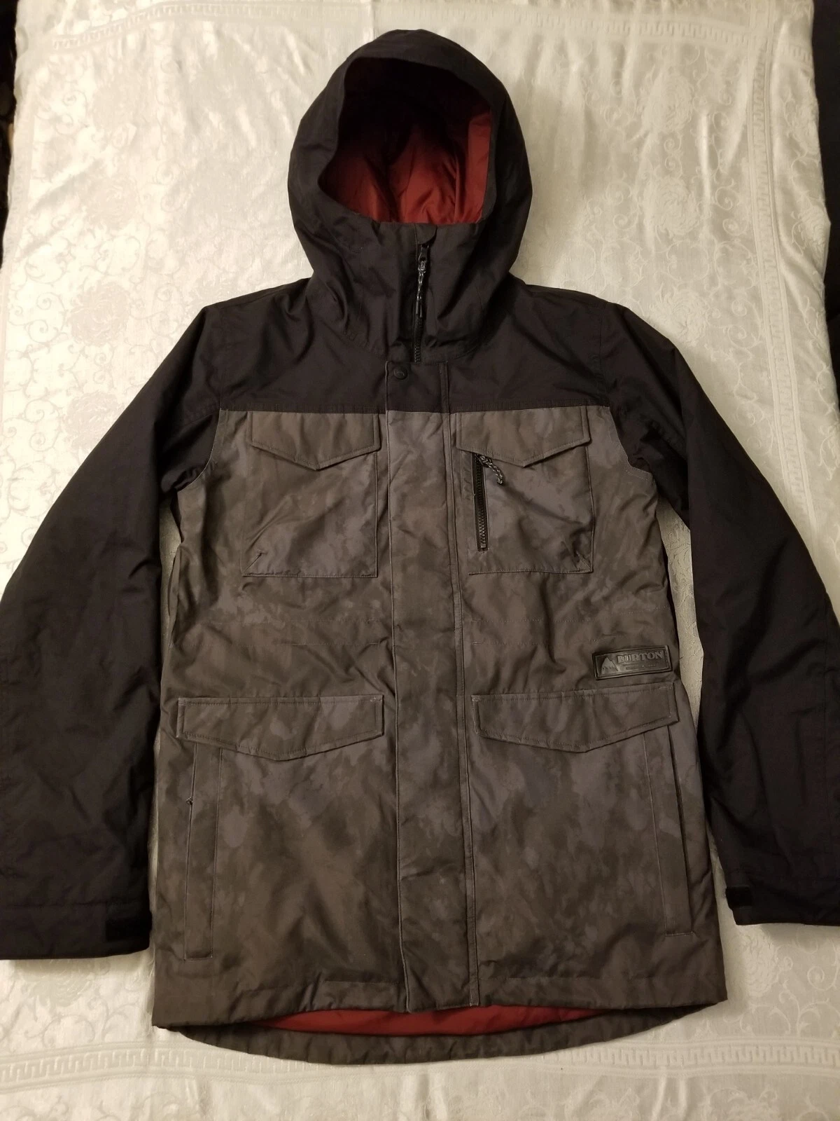 burton covert shell cloud shadows ski/snowboard jacket