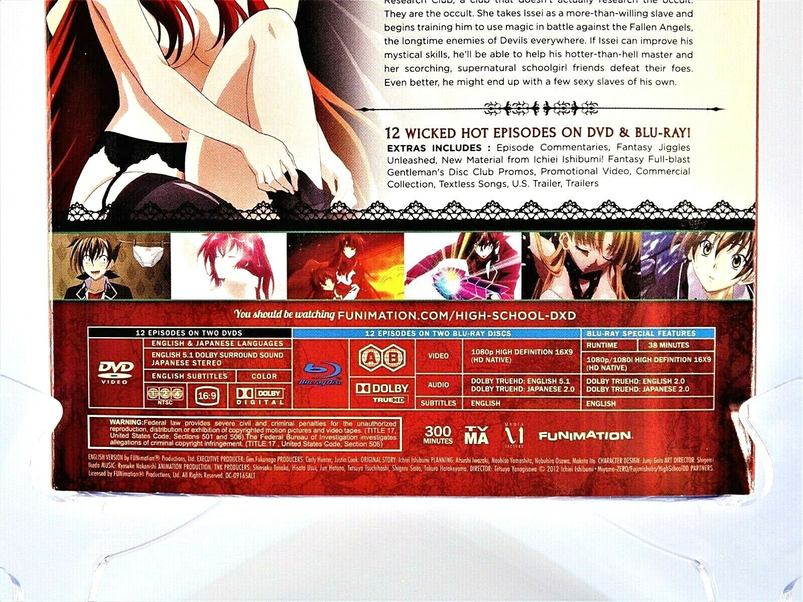 DVD High School DXD Season 3 Vol 1-12 End English Subtitles +Tracking  Shipping