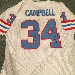 earl campbell jersey signed