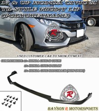 Fits 17-21 Honda Civic Si Tr-style Front Lip Urethane