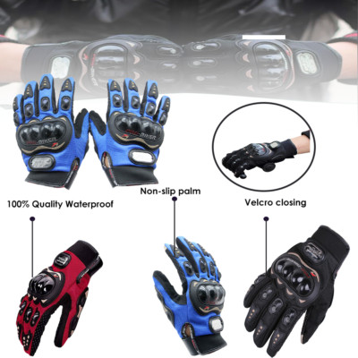 Pro-Biker Motorrad Cross Dirt Bike Racing Schutzhandschuhe blau schwarz Roller