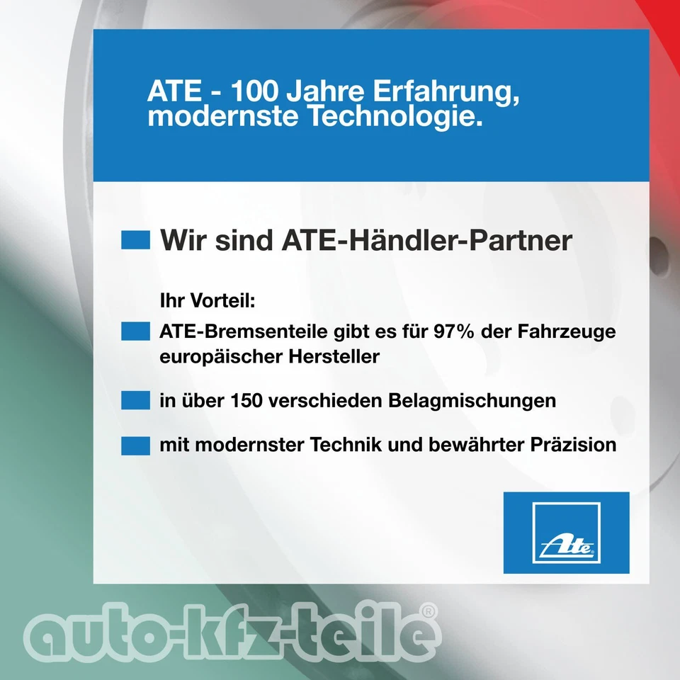 ATE BREMSBELAGSATZ CERAMIC 13.0470-2732.2 MERCEDES C-KLASSE E-KLASSE VORN + WAKO - Bild 2 von 4