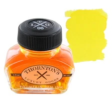Thornton's Luxury Goods Fountain Pen Ink Bottle, 30ml - Illuminating Yellow (202