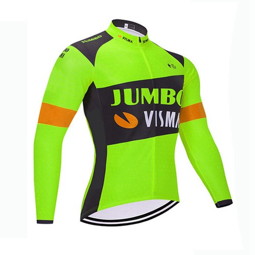 Men Team Cycling Jersey Long Sleeve Bike Shirt Quick Dry Outdoor Bicycle Uniform - Picture 36 of 53