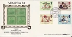 GB Stamps First Day Cover Benham Ausipex, 50th Anniv. of  British Council 1984