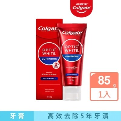[Colgate] Optic White 2% Luminous Stain Prevention Toothpaste 85g 高露潔 高效煥白牙膏
